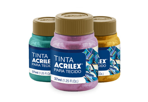 Tinta Tecido Metalica